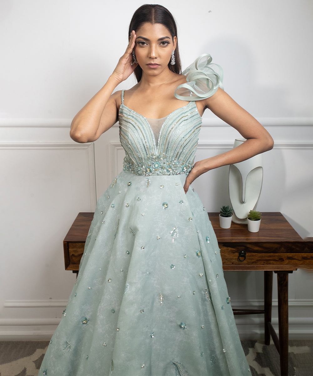 Limelight Mint Gown
