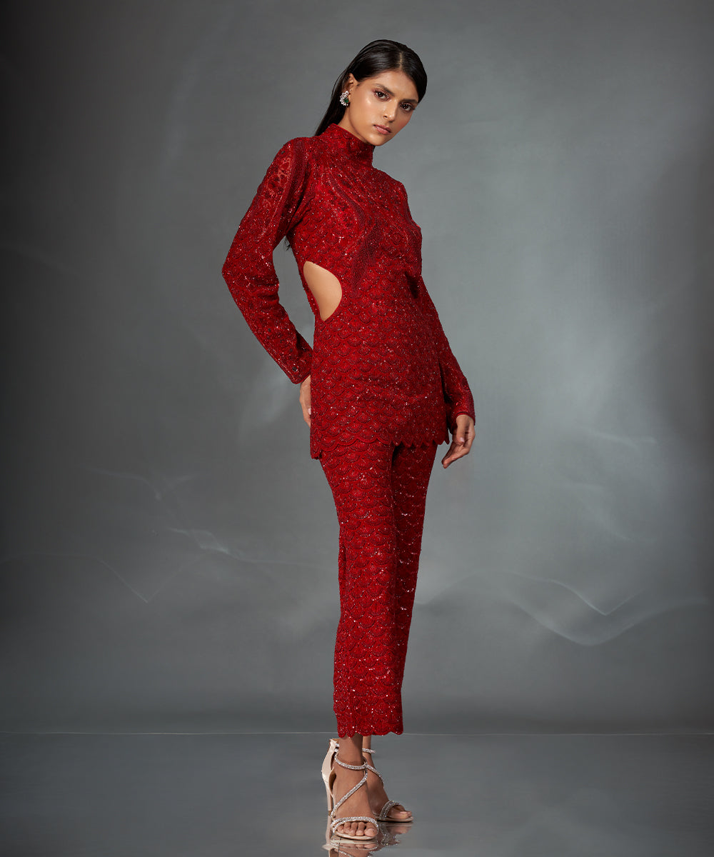Dramatic Red Co-ord Set