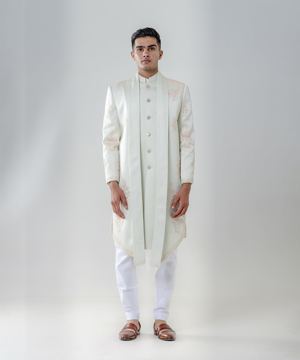 Mint Green Cape Kurta