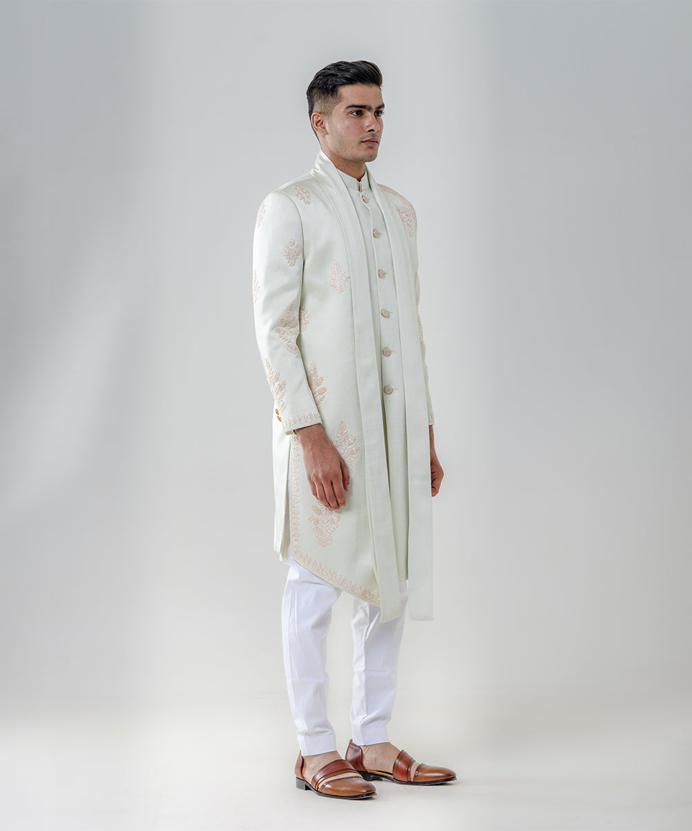 Mint Green Cape Kurta