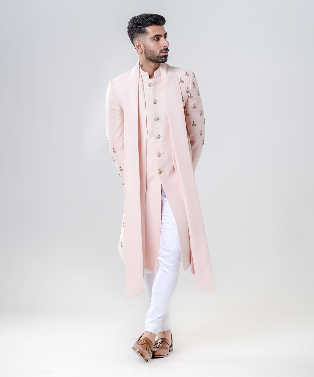 Peach Cape Kurta