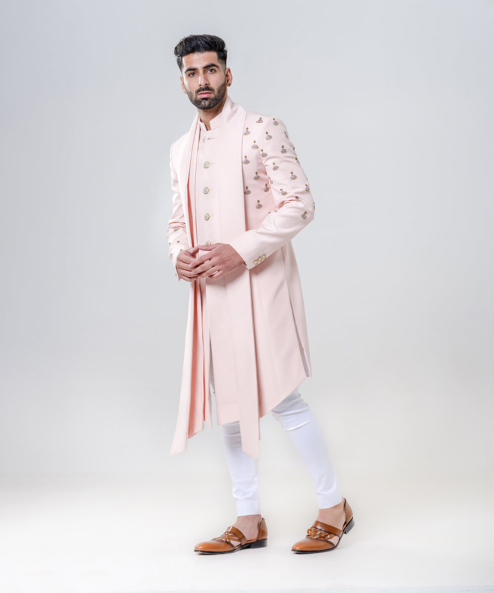 Peach Cape Kurta