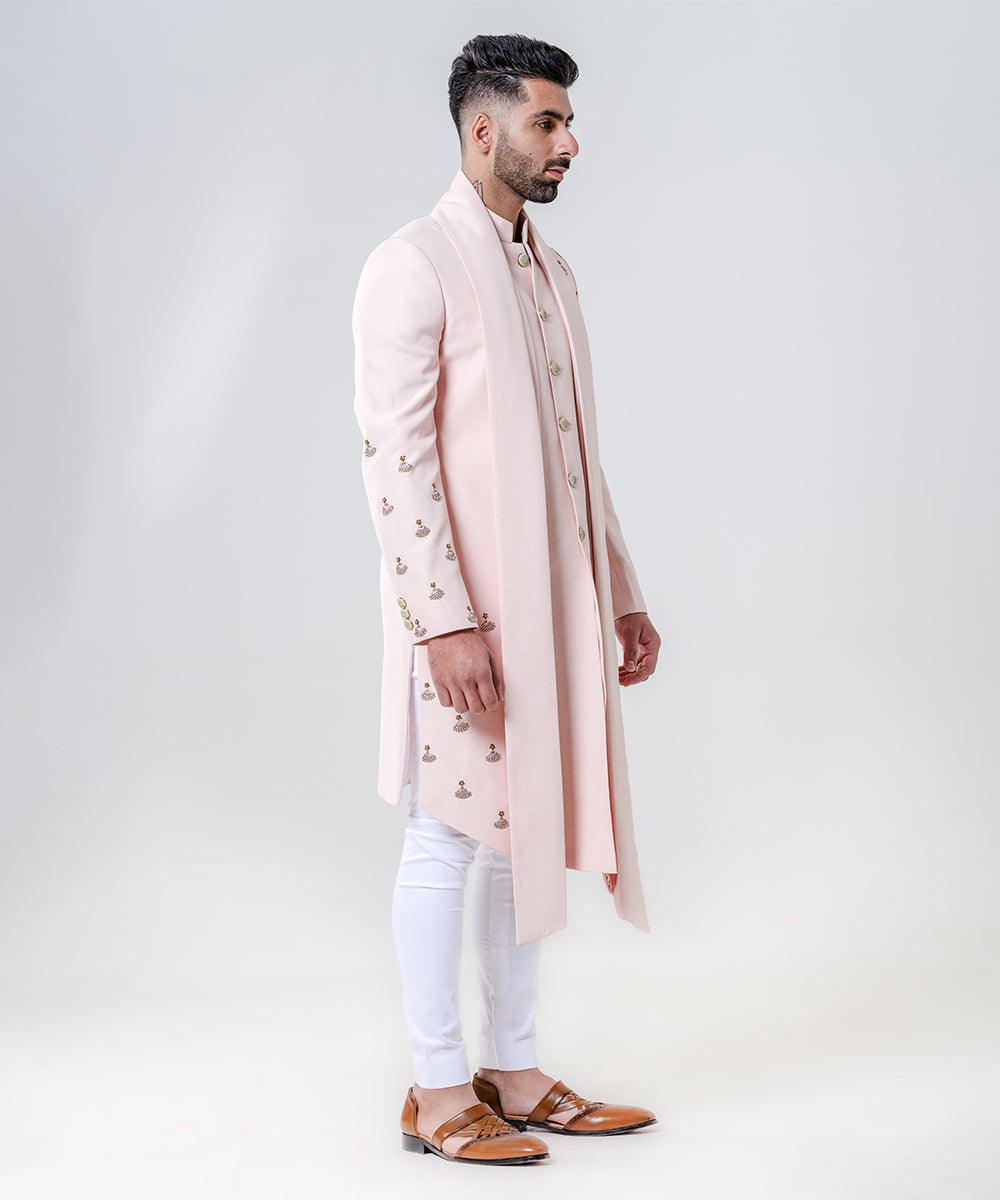 Peach Cape Kurta