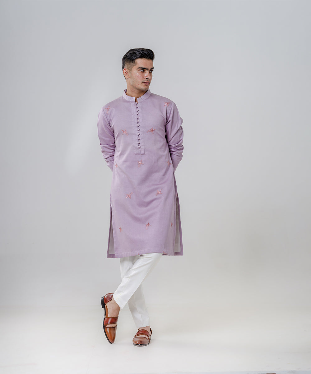 Moon Dust Chanderi Kurta