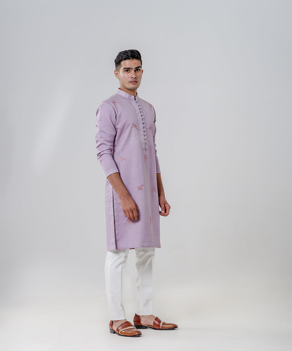 Moon Dust Chanderi Kurta