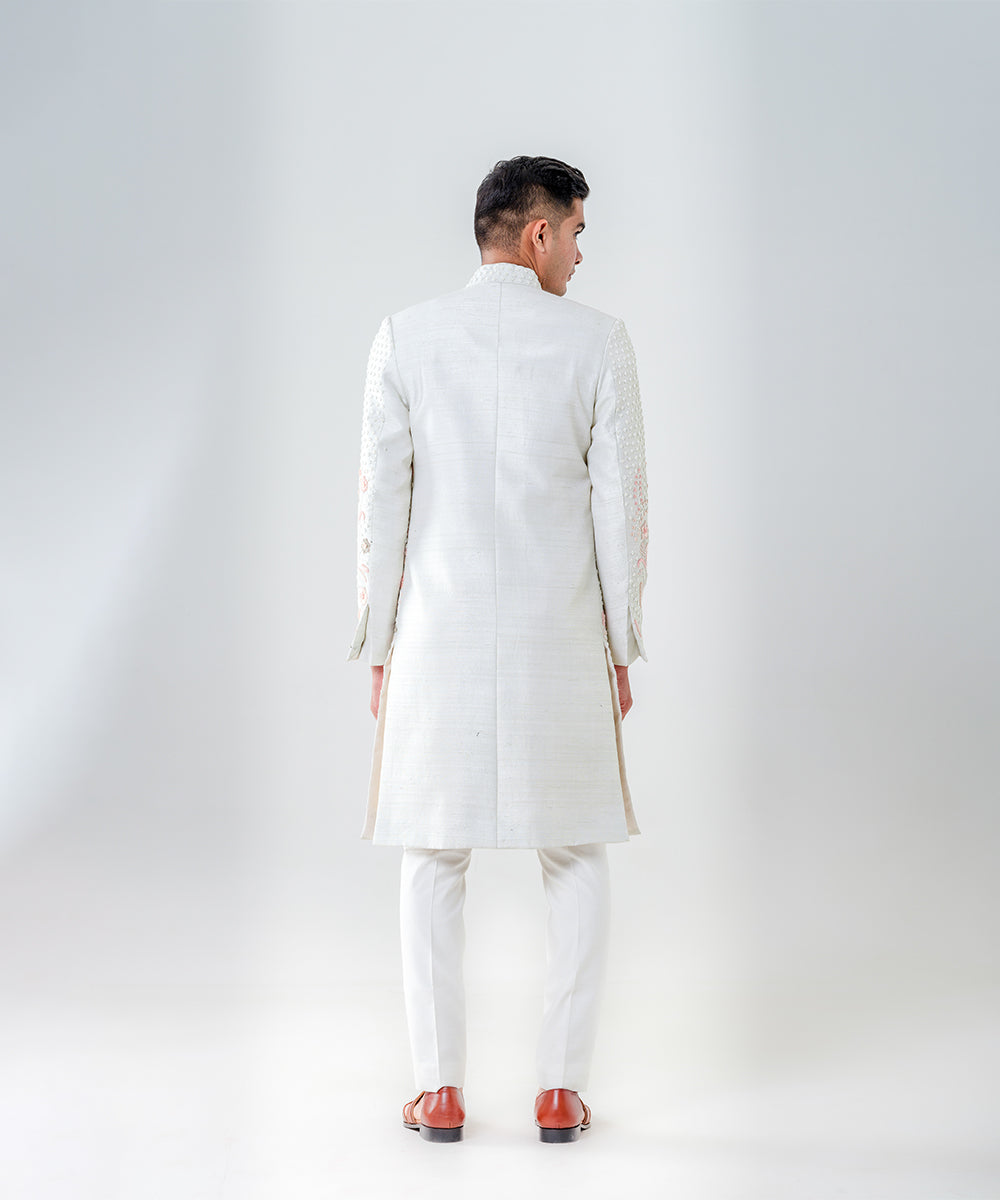 Mint Green Fully Embellished Sherwani