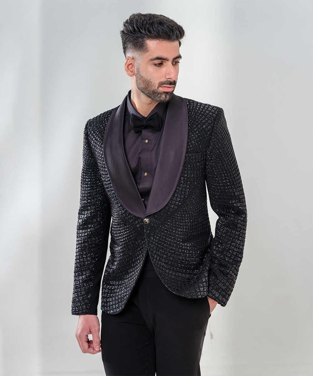 Black Tuxedo With Shawl Lapel