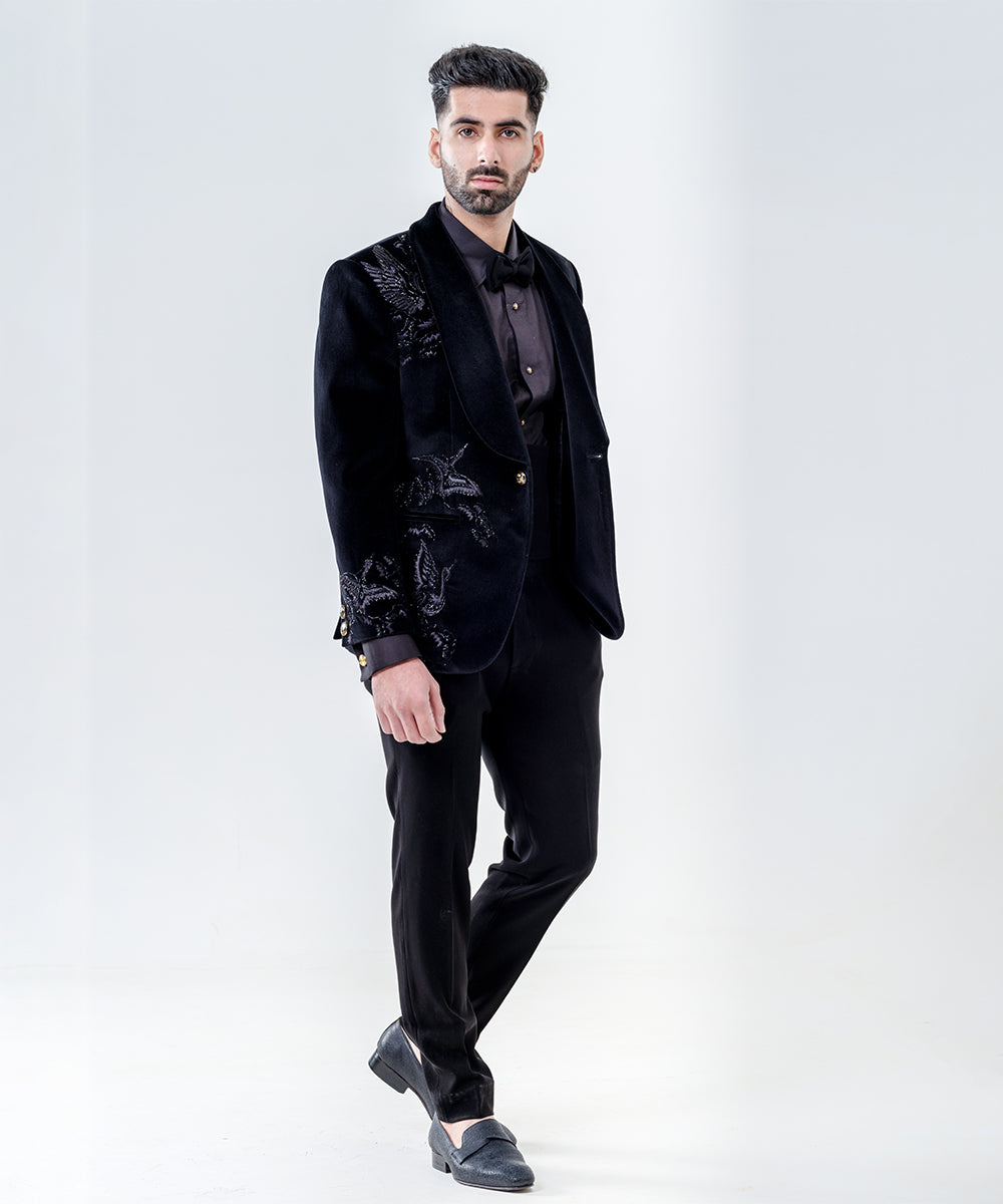 Black Tuxedo With Shawl Lapel