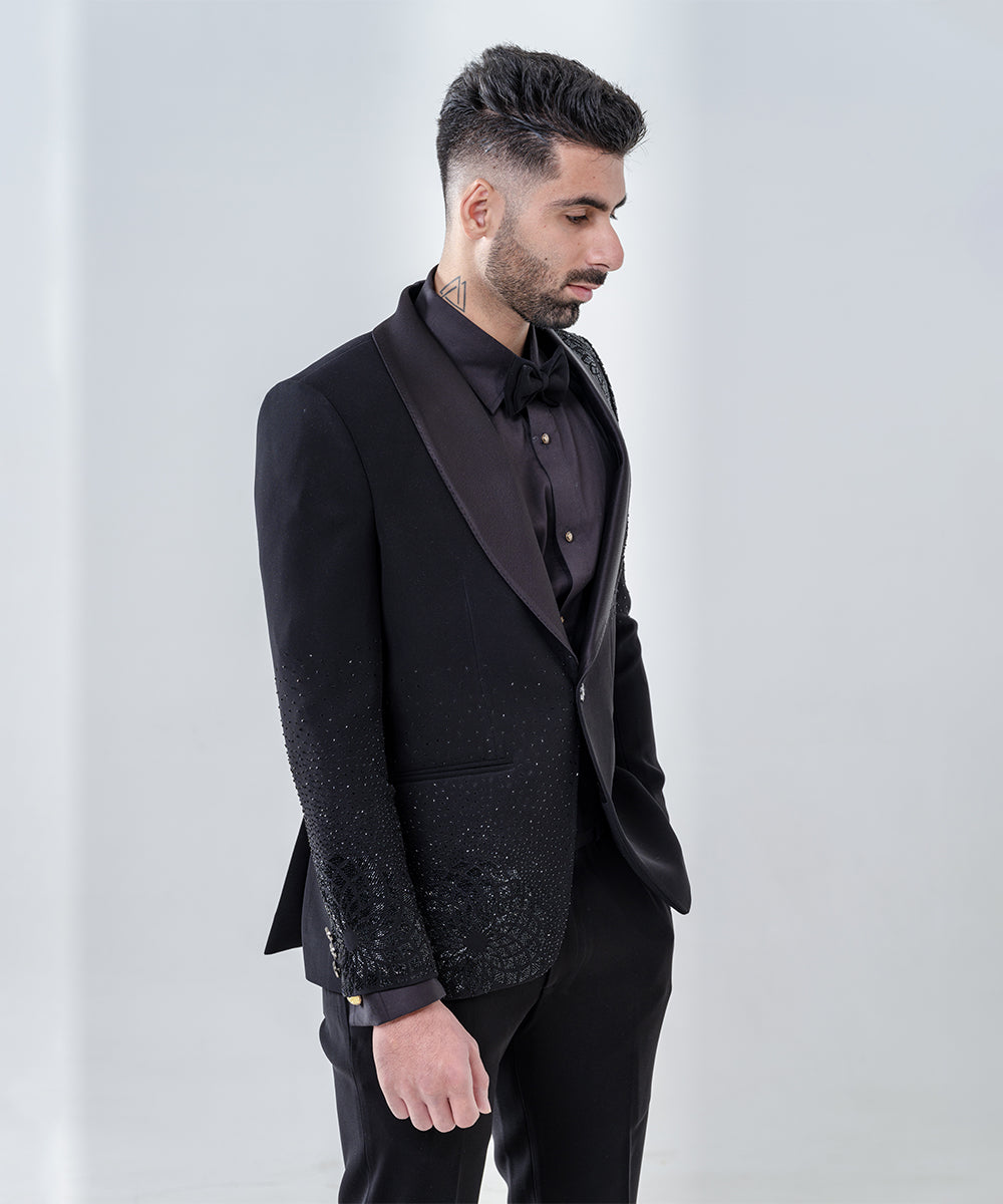 Black Tuxedo With Shawl Lapel