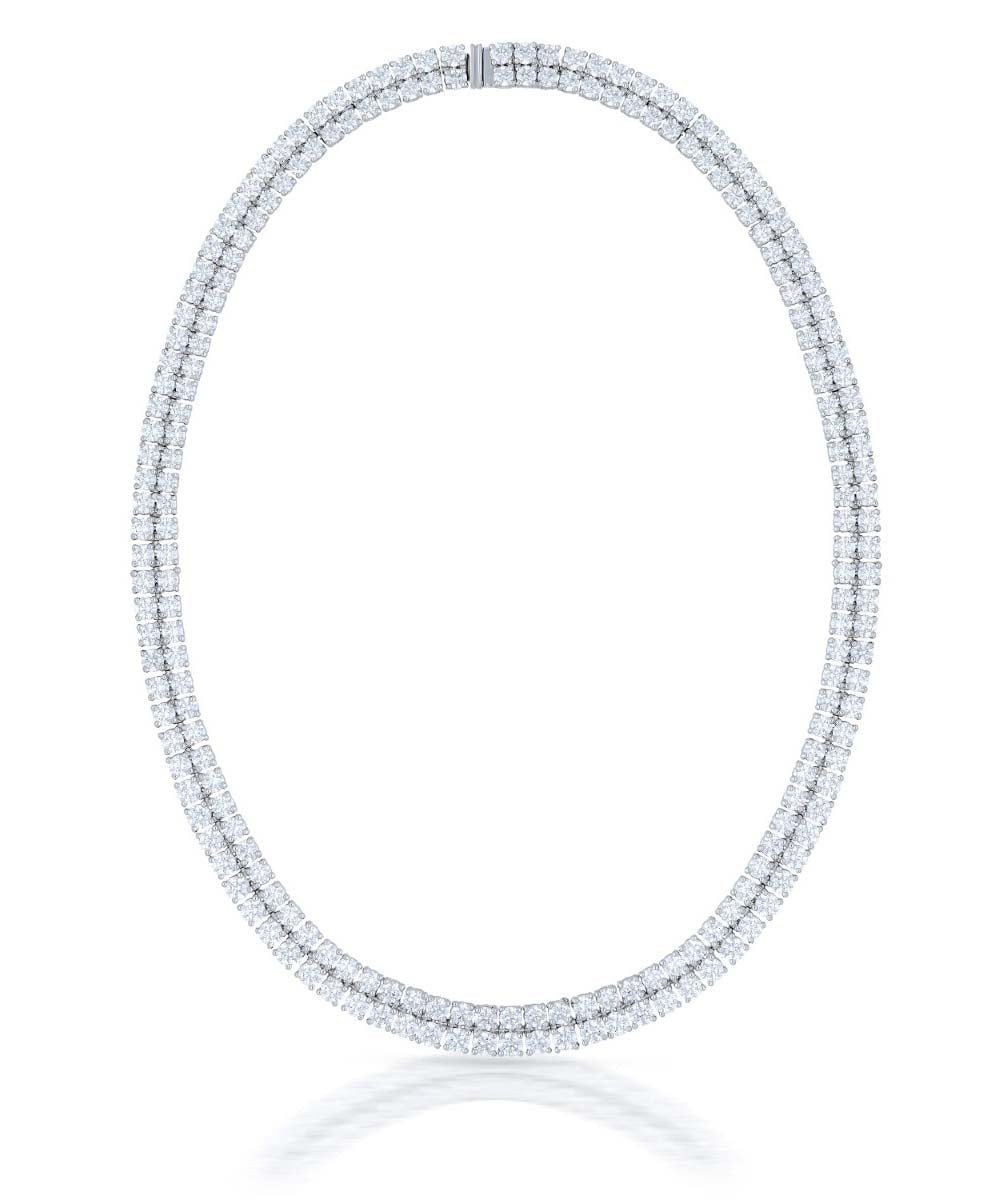 Round Solitaire Necklace By Hyba Jewels