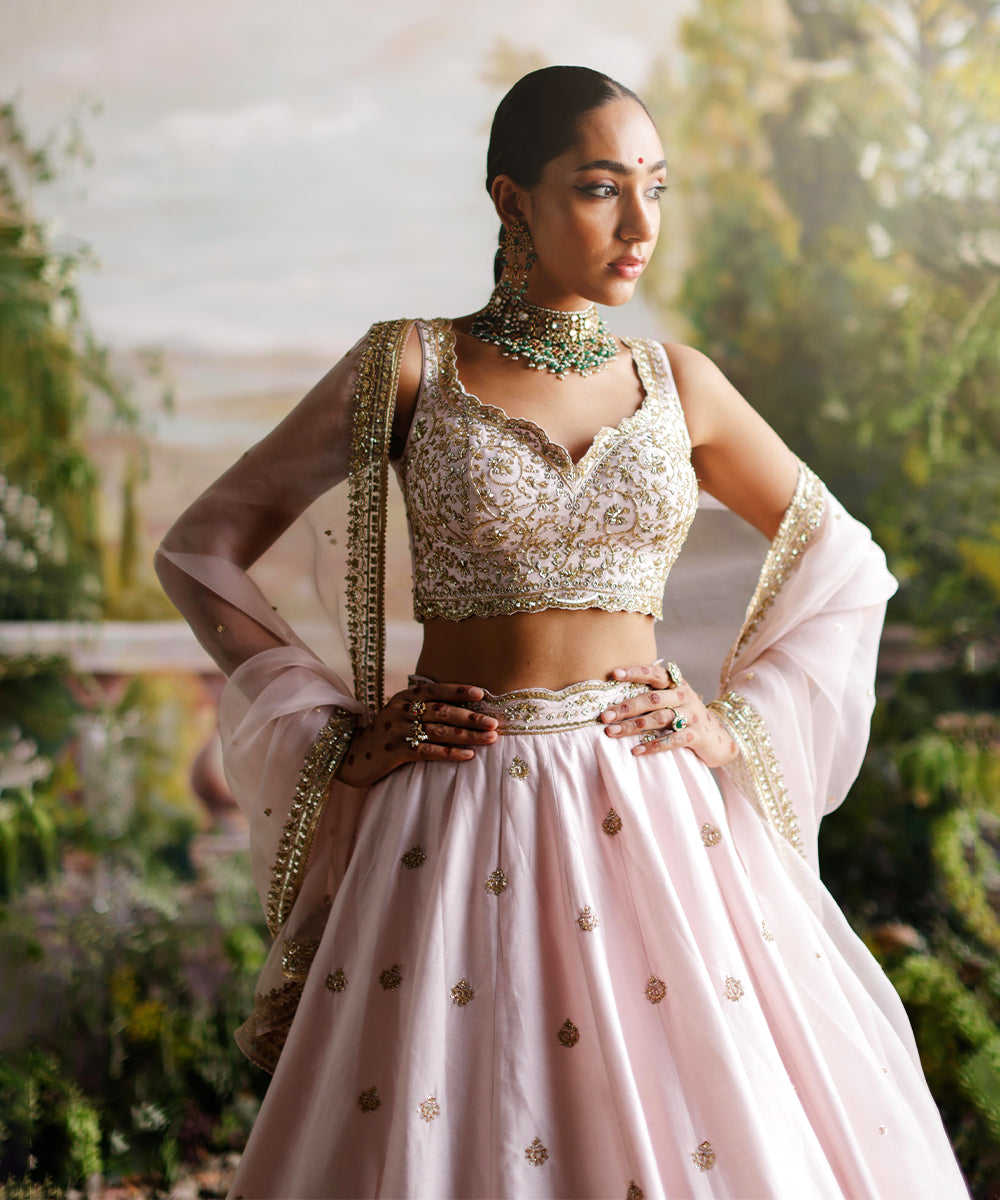 Baby Pink Lehenga Set