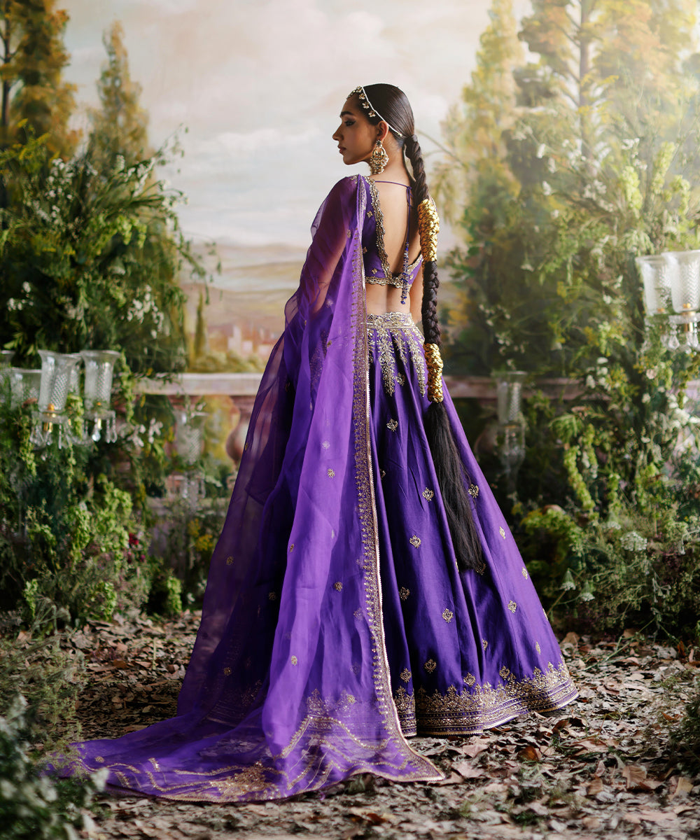 Purple Lehenga set