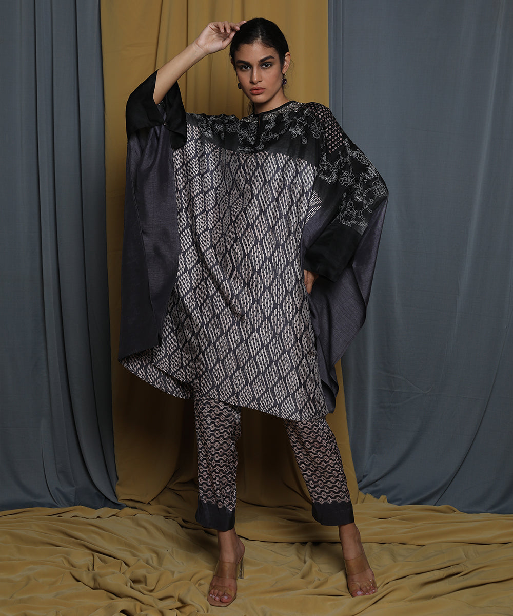 Grey shaded Cape tunic