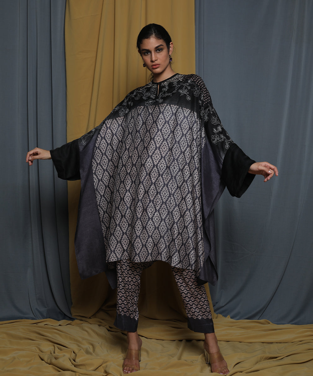 Grey shaded Cape tunic