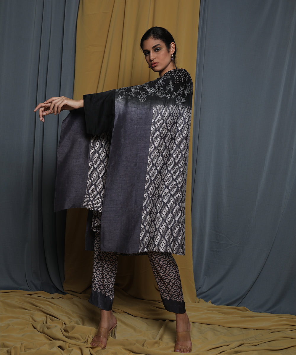 Grey shaded Cape tunic