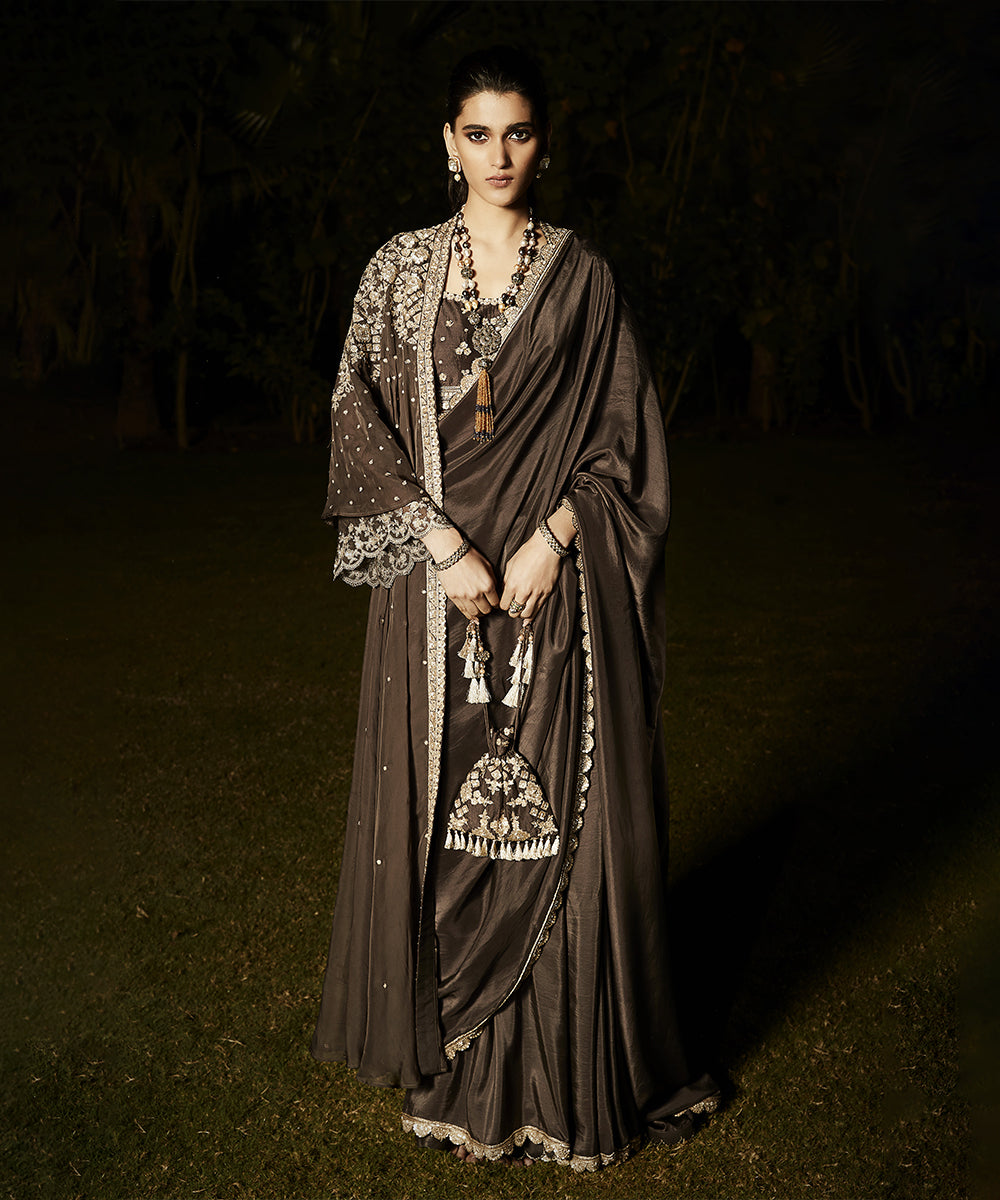 The Royal Parisian Saree.