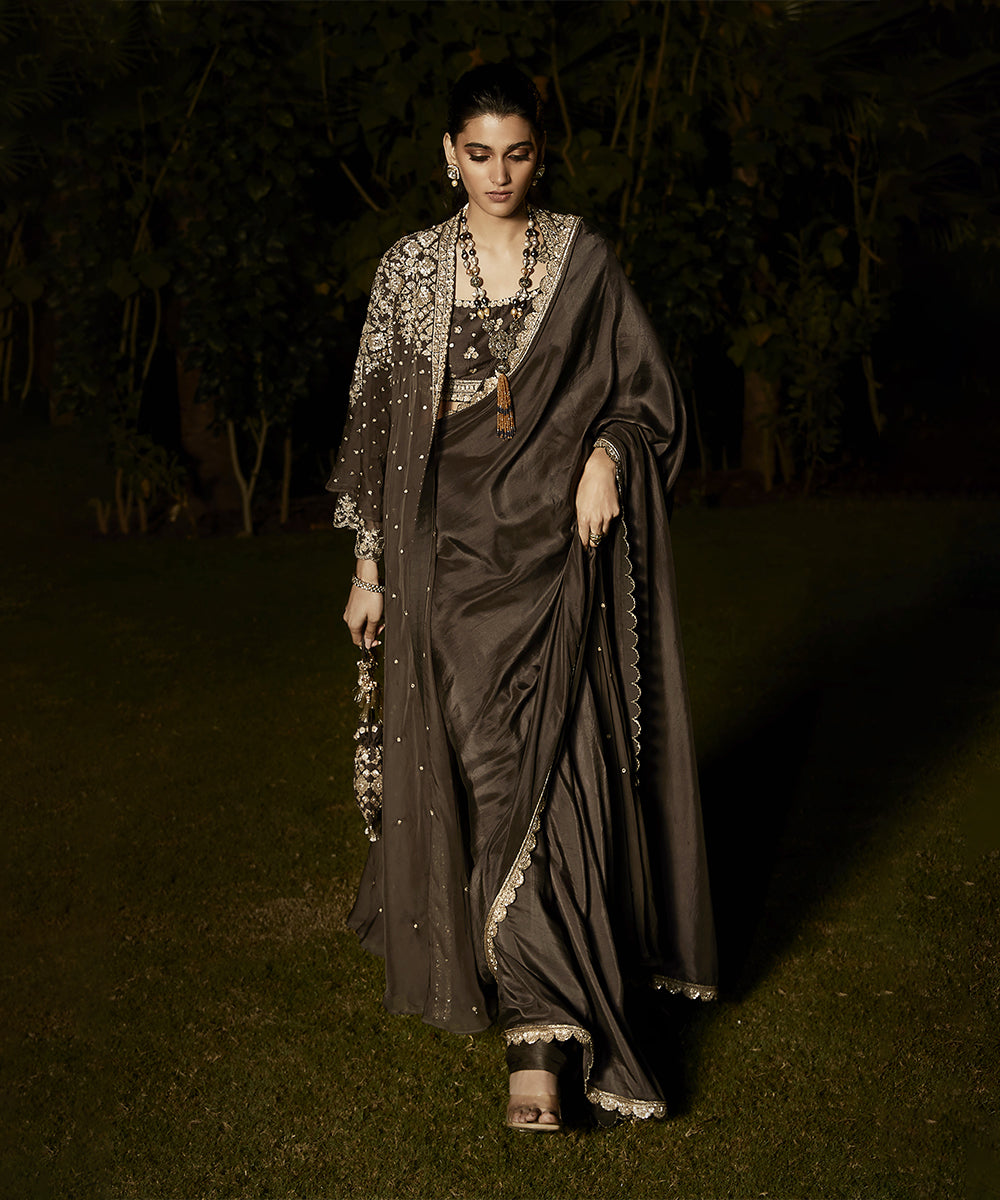 The Royal Parisian Saree.