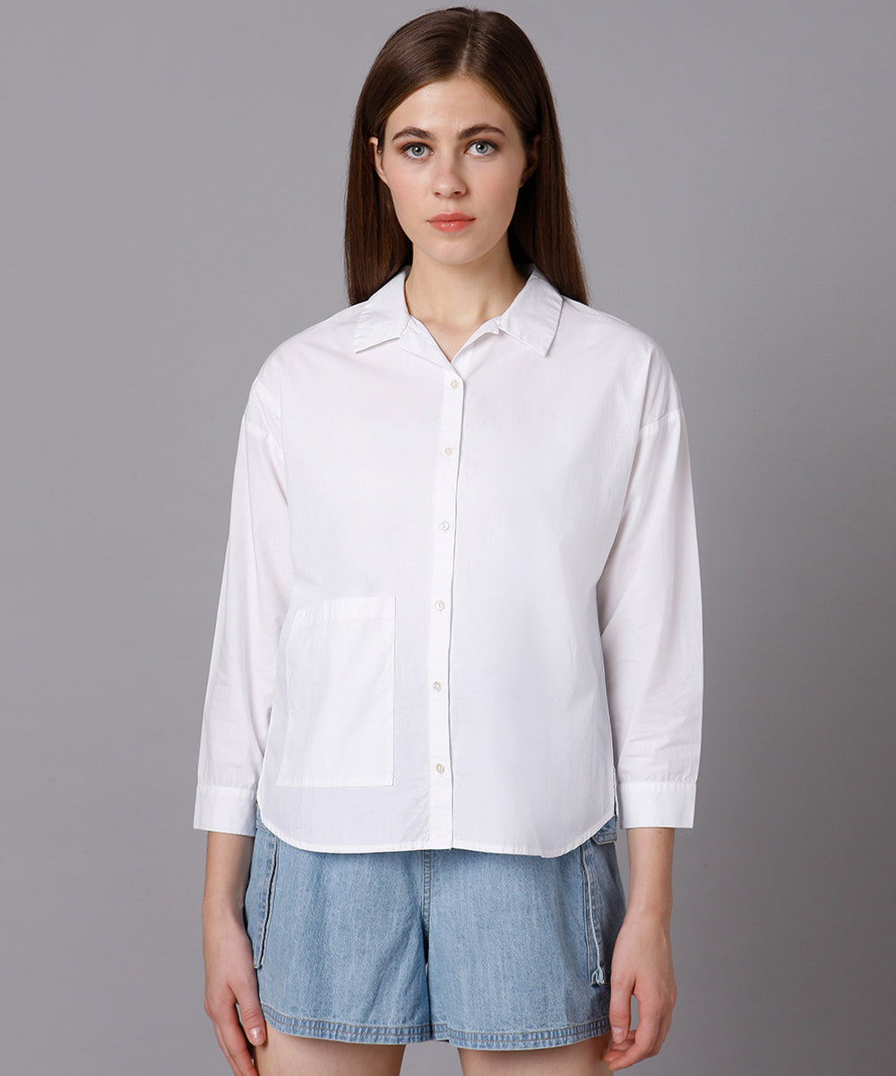 White Shirt with Long Sleeves