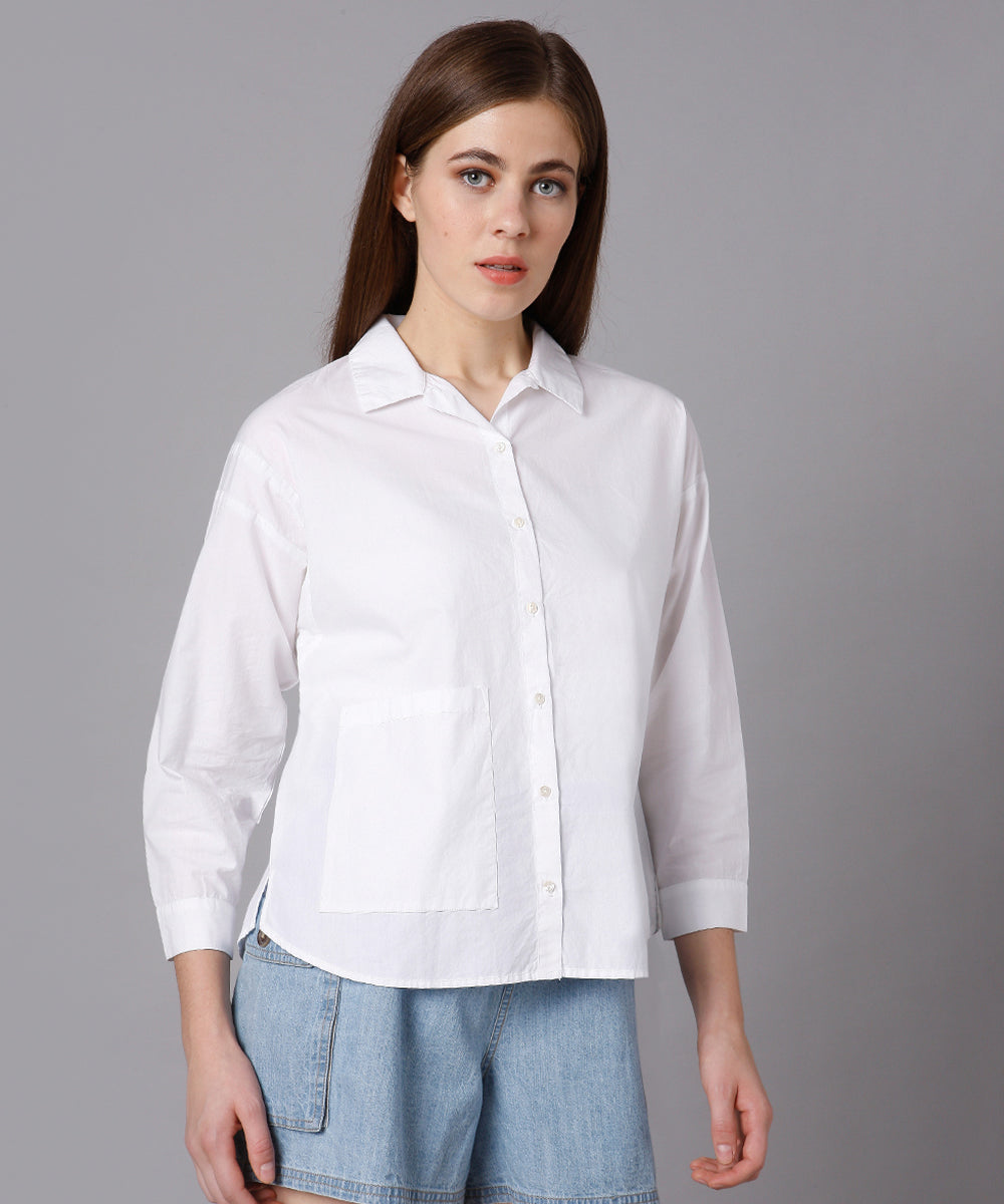 White Shirt with Long Sleeves