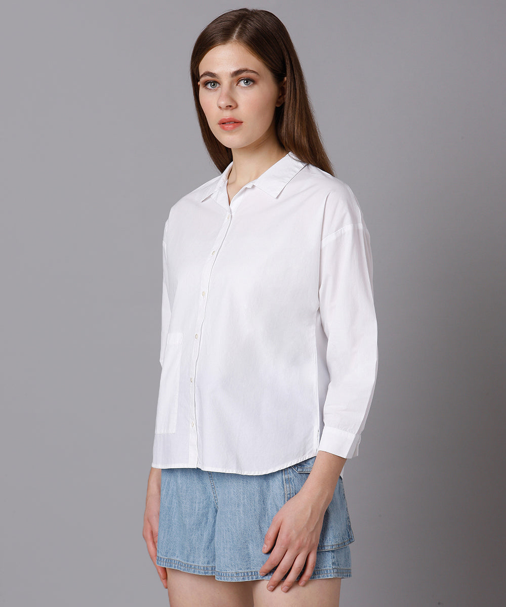 White Shirt with Long Sleeves