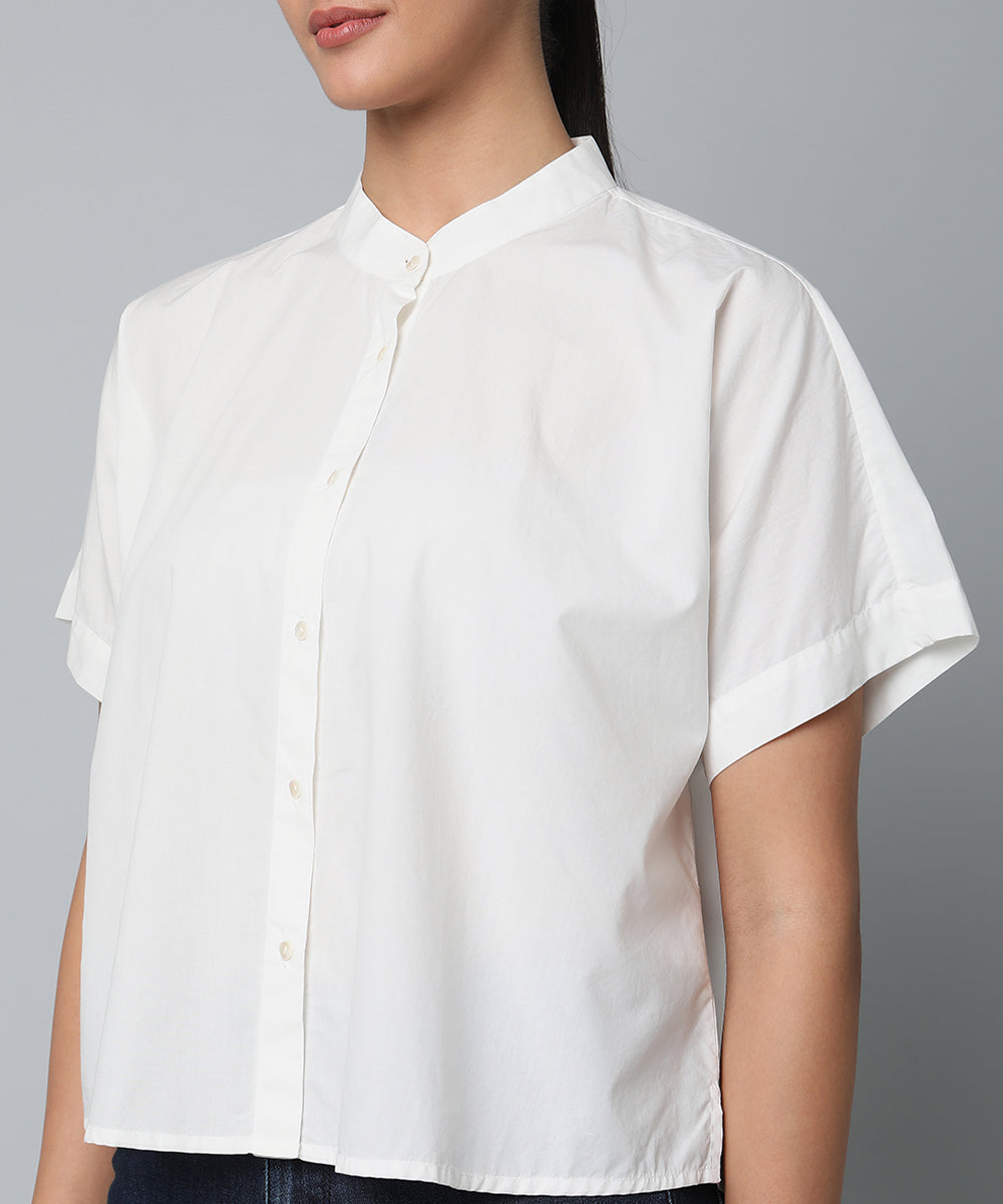 Cotton Drop Shoulder Top