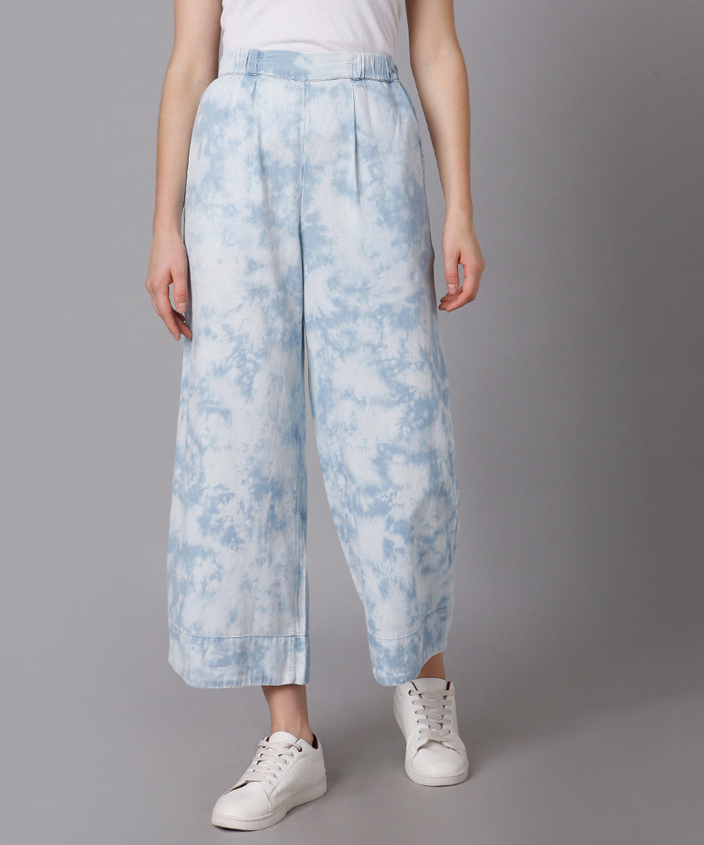 Tie and Dye Pant - White