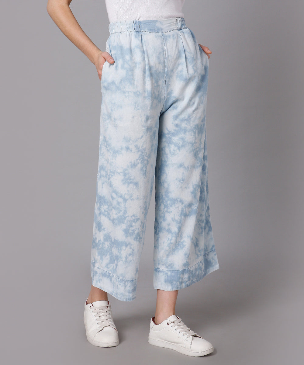 Tie and Dye Pant - White