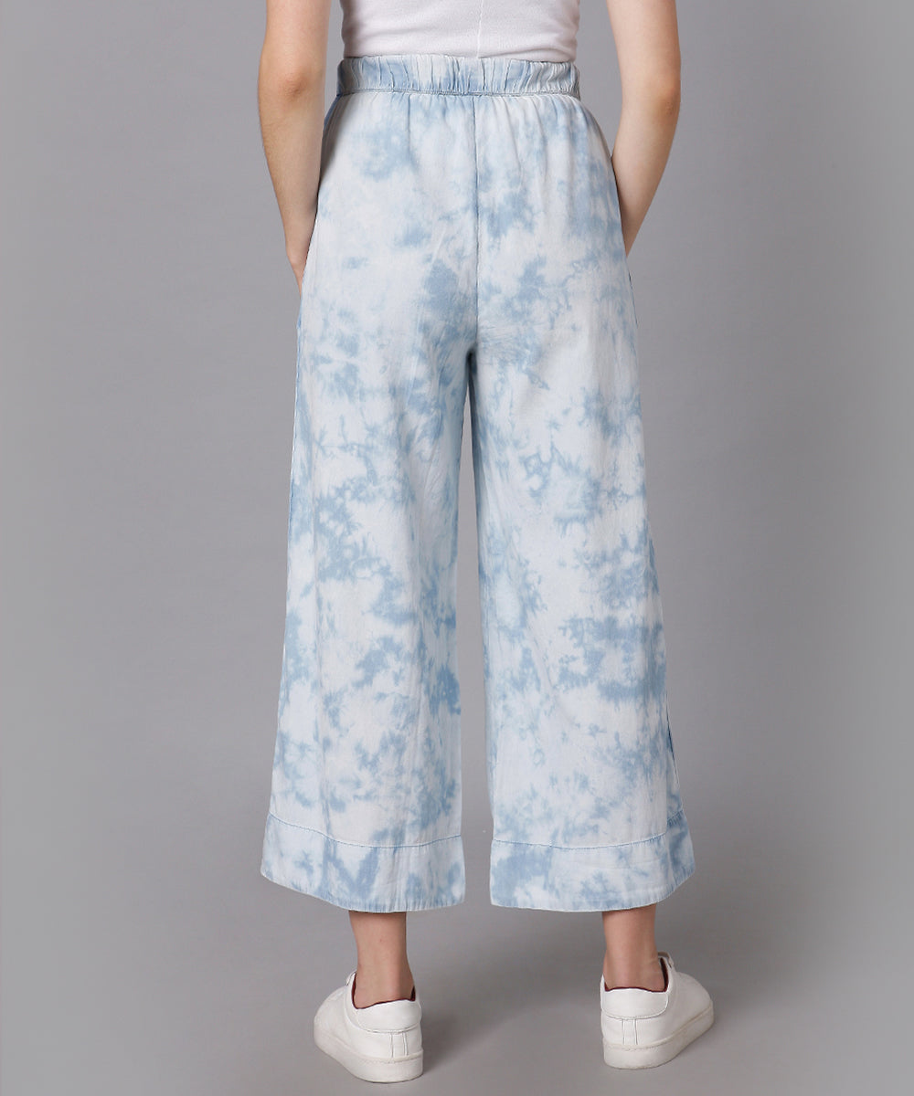 Tie and Dye Pant - White