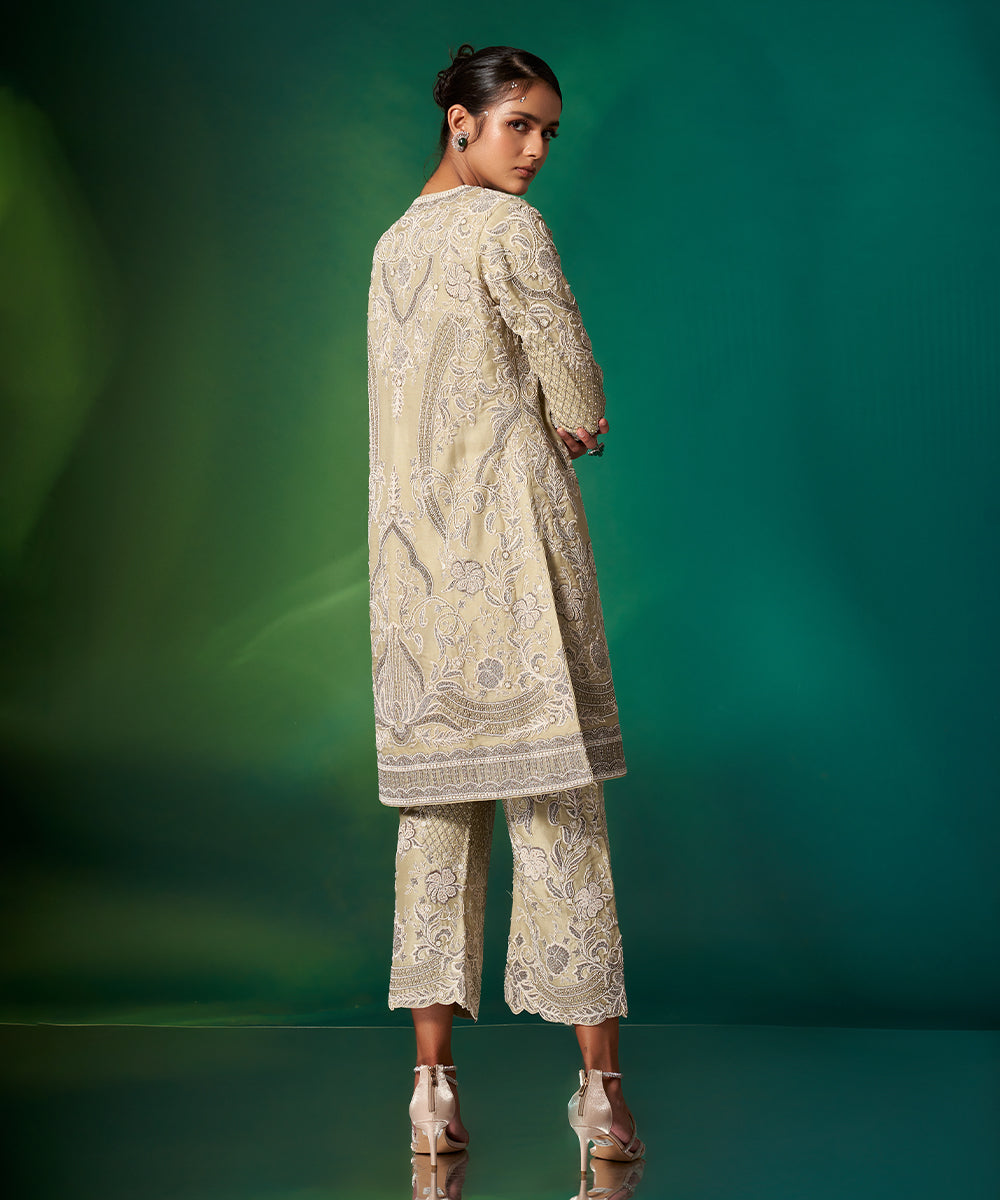 Light Green Straight Kurta Set