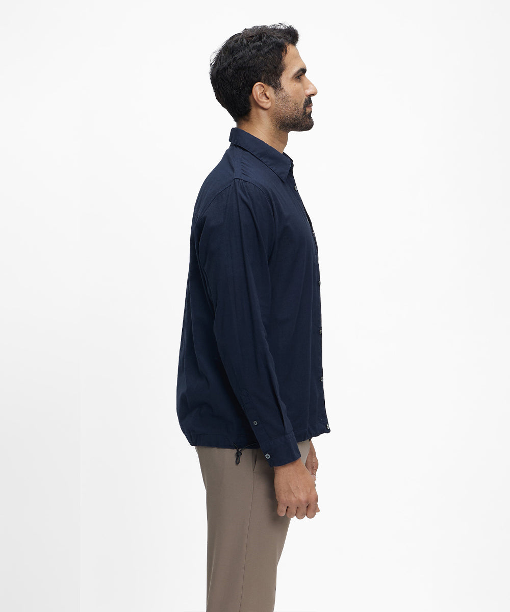 Haatrin Navy Jacket Shirt