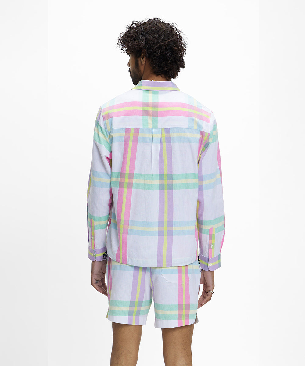 Haatrin Space Check Jacket Shirt