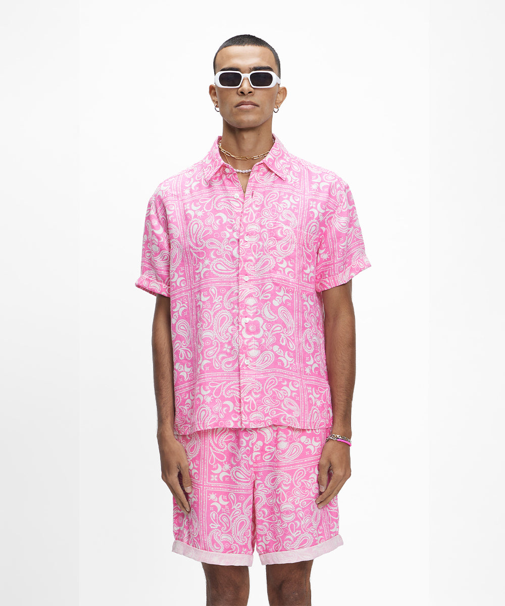 Coast Lunar Paisley Aurora Pink Shirt