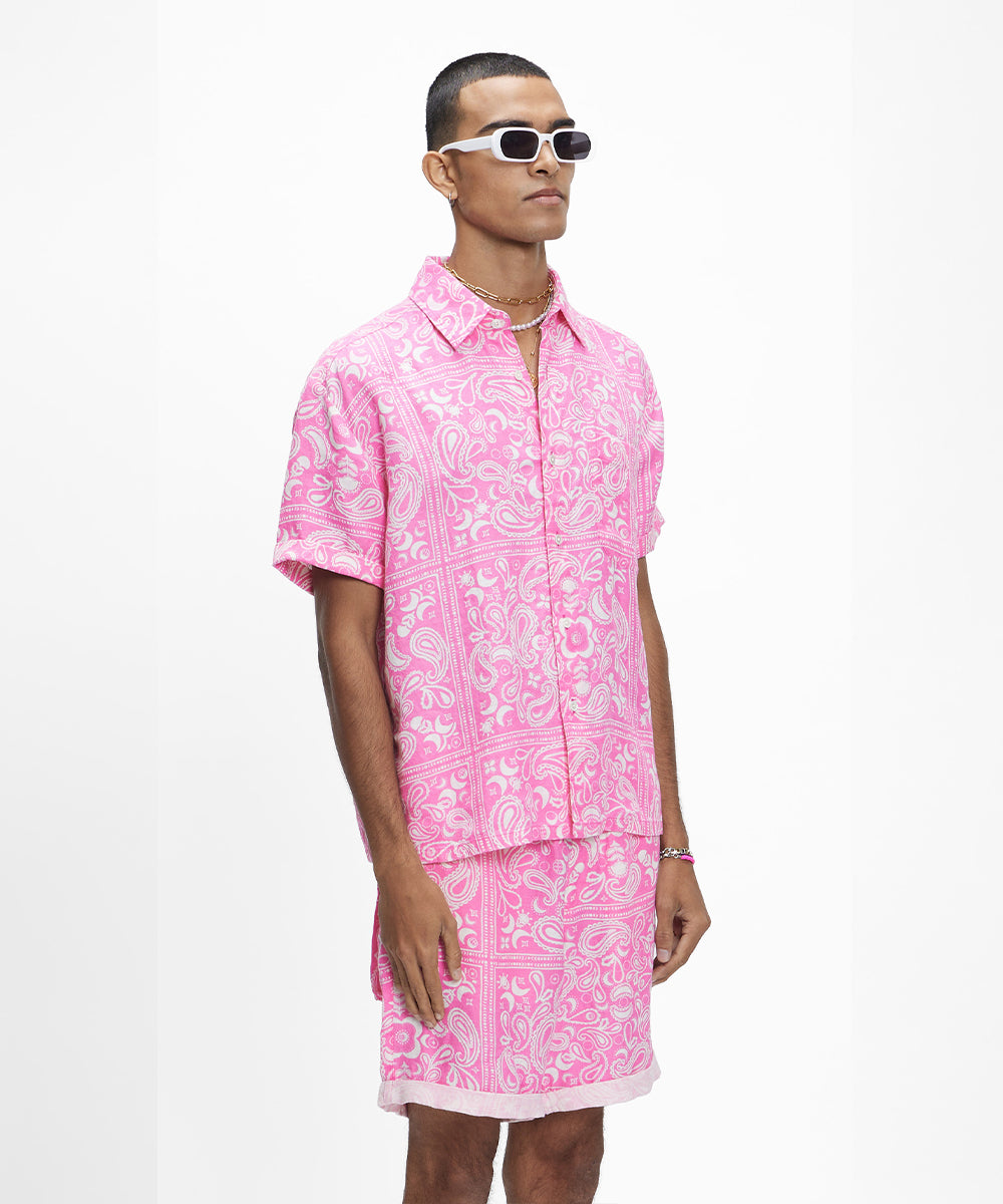 Coast Lunar Paisley Aurora Pink Shirt