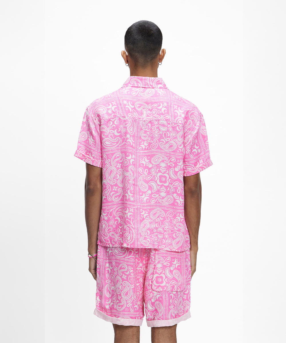 Coast Lunar Paisley Aurora Pink Shirt