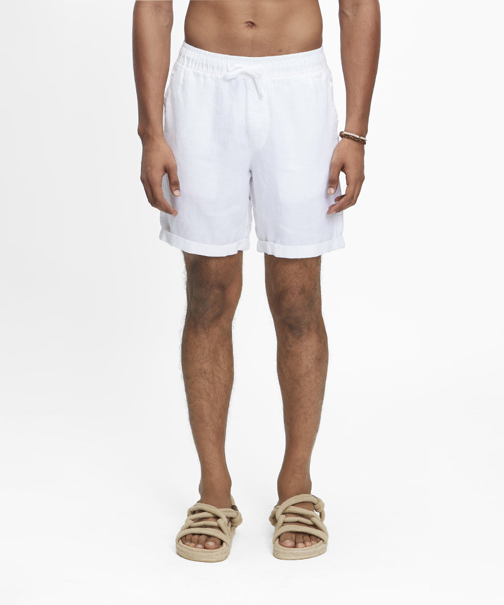 Haad White Shorts