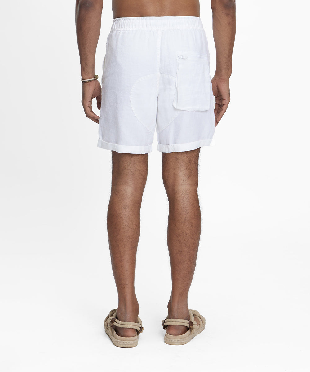 Haad White Shorts